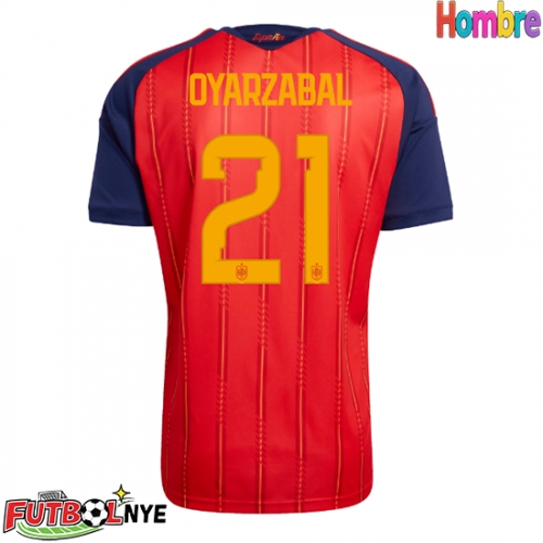 Camiseta España Mikel Oyarzabal #21 Primera Equipación Mundial 2026 manga corta